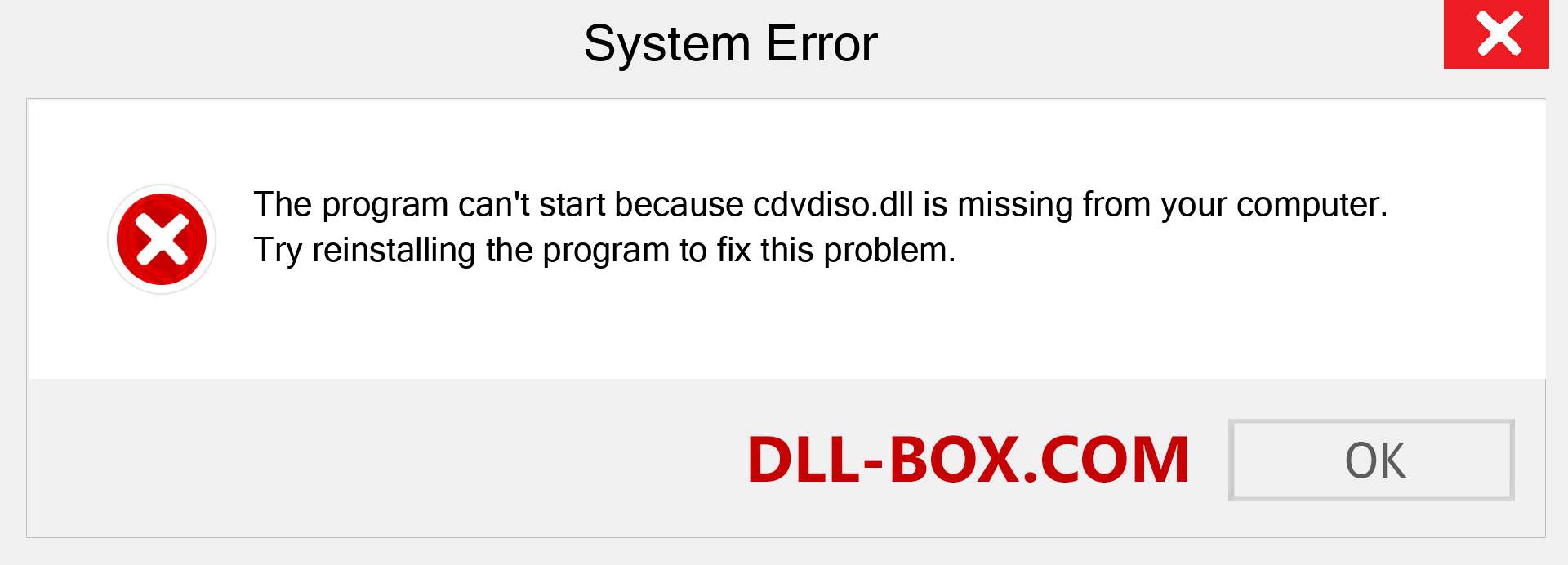  cdvdiso.dll file is missing?. Download for Windows 7, 8, 10 - Fix  cdvdiso dll Missing Error on Windows, photos, images